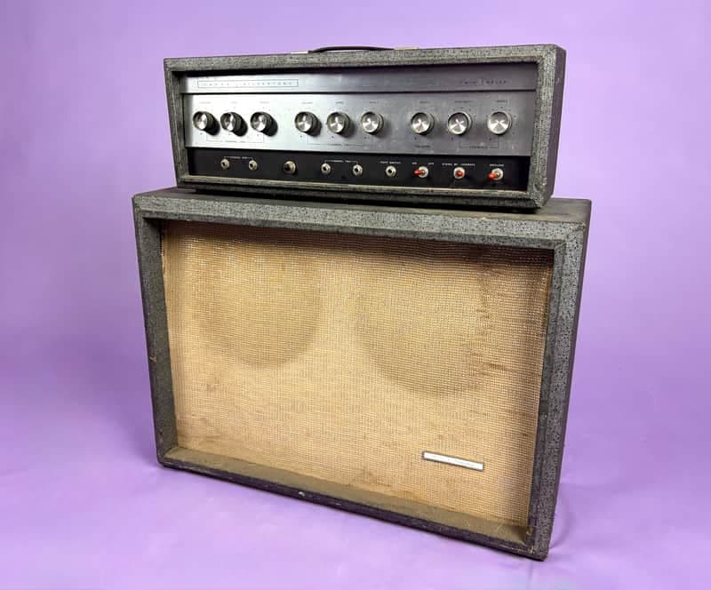 1965 Silvertone Model 1484 -Twin Twelve All original and Working Tremolo/Reverb