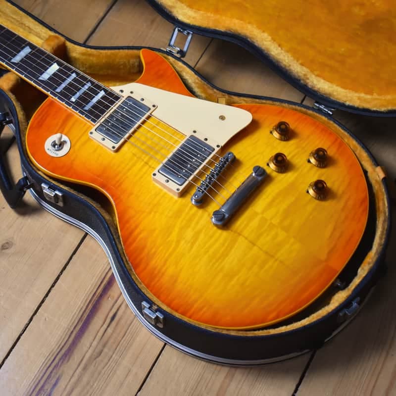 1981 Greco Super Real EGF-1200 – Sunburst Nitro, Dry Z, Japan, MIJ, FujiGen