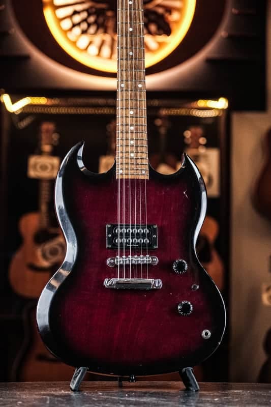 1998 Gibson SG-I/SG-X All American Series dark wineburst