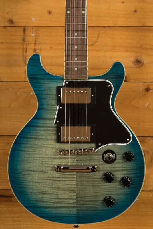 Epiphone Les Paul Special Double Cut Figured - Ocean Water