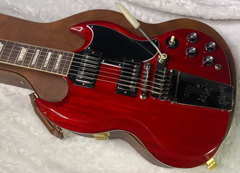 NEW! Gibson SG Standard '61 Maestro Vibrola Vintage Cherry - 7.3 lbs - Authorized Dealer! G07248
