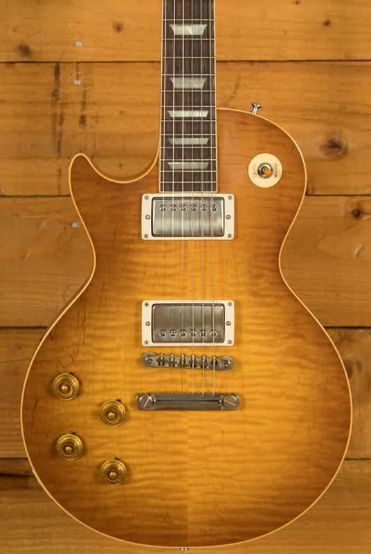 Gibson Custom 1959 Les Paul Standard | Golden Poppy Burst - VOS *Left Handed*