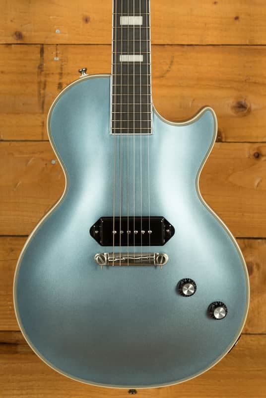 Epiphone Jared James Nichols Blues Power Les Paul Custom | Aged Pelham Blue *B-Stock*