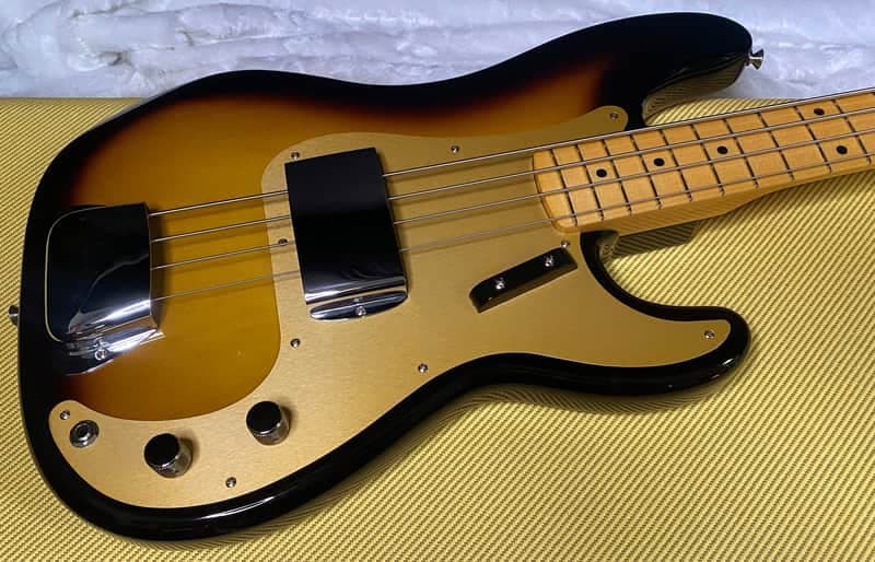 NEW! Fender Custom Shop 1958 Precision Bass NOS Finish - 2-Tone Sunburst - Authorized Dealer - 9.2lbs - G07764