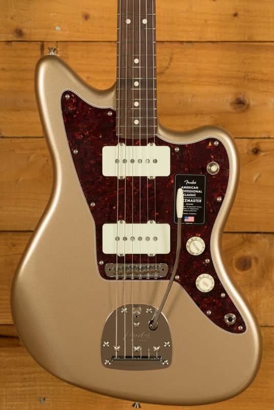 Fender American Professional Classic Jazzmaster - Rosewood - Faded Firemist Gold