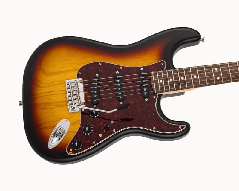 Fender Made in Japan Limited Stratocaster Raw Ash - 3 Colour Sunburst
