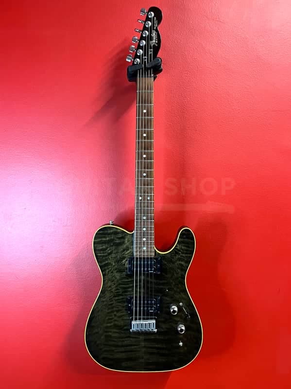 Fender Telecaster Custom Shop Set Neck HH Transparent Black 1999