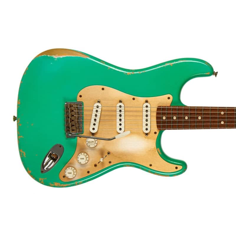 Fender Custom Shop 1963 Stratocaster Heavy Relic Sea Foam Green (Pre Owned, 2012, EC) #R63974