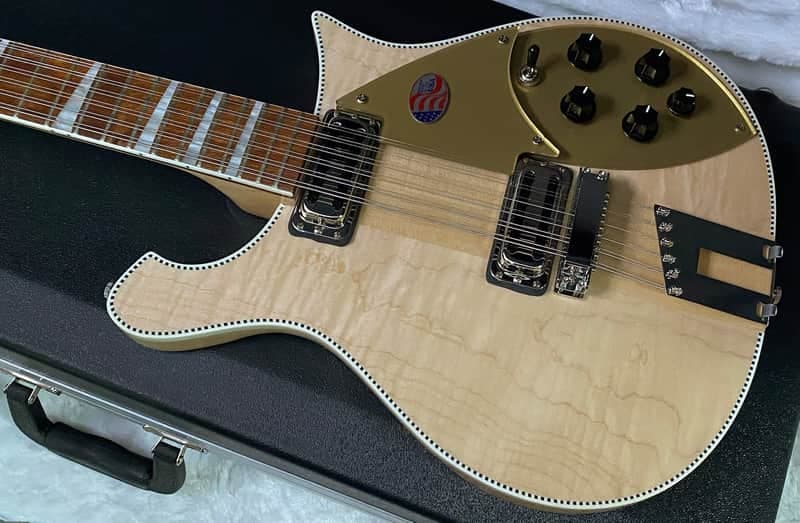 NEW! Rickenbacker 660/12 Maple Glo MG - Only 7.65 lbs - Authorized Dealer - G07428