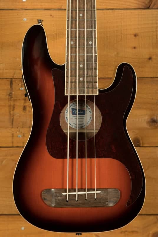 Fender Fullerton Precision Bass Ukulele - 3-Colour Sunburst