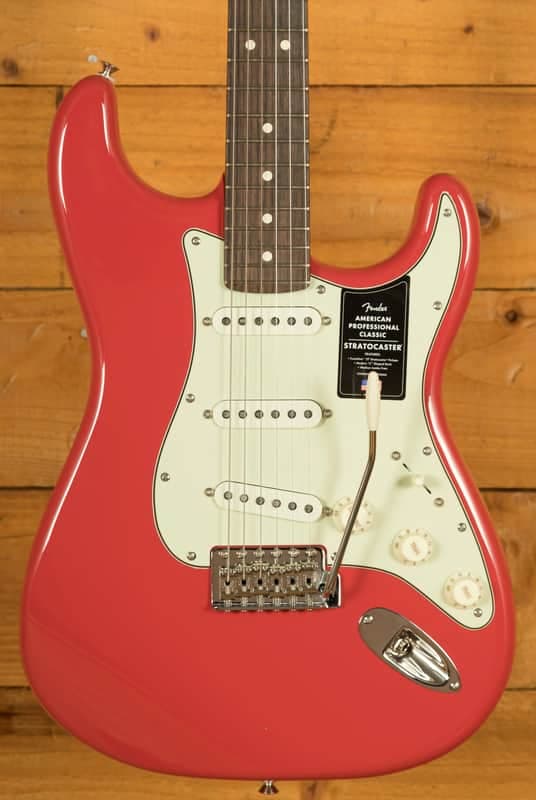Fender American Professional Classic Stratocaster - Rosewood - Faded Dakota Red