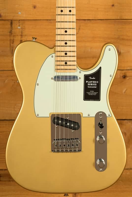 Fender 75th Anniversary Player II Telecaster - Maple - Aztec Gold
