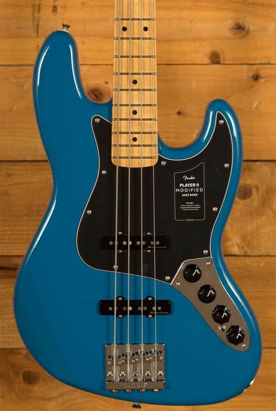 Fender Player II Modified Active Jazz Bass - Maple - Electric Blue