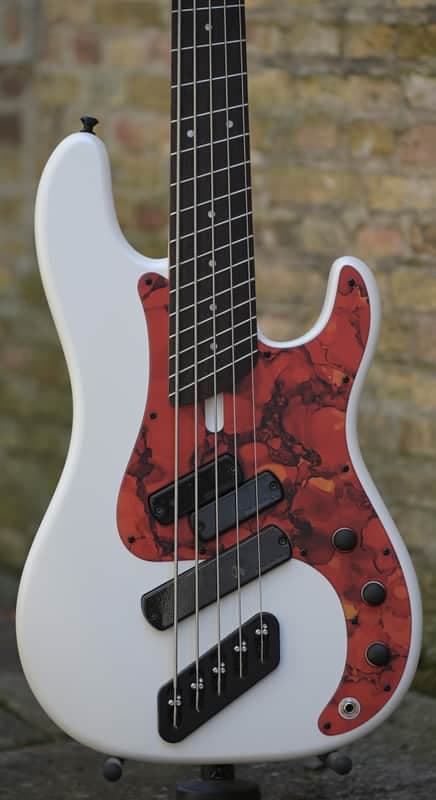 Dingwall SP1 5-String - Ducati Pearl White Matte