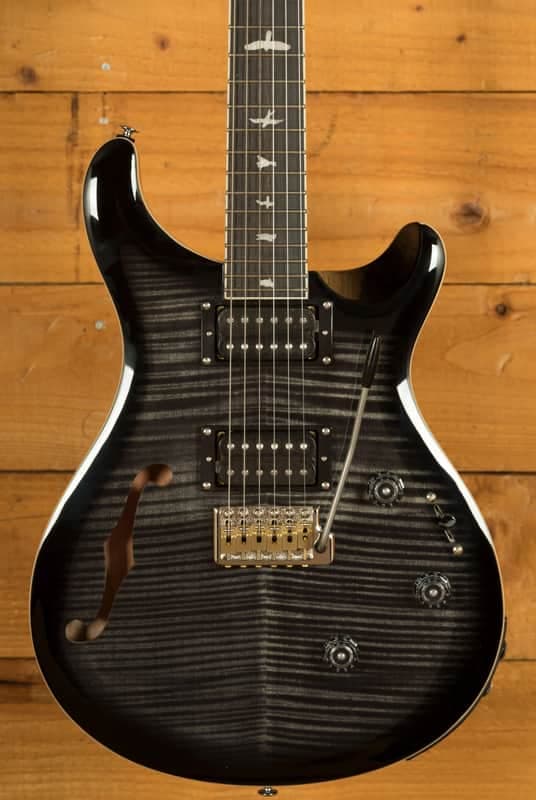 PRS SE Custom | Custom 24 Semi-Hollow Piezo - Charcoal