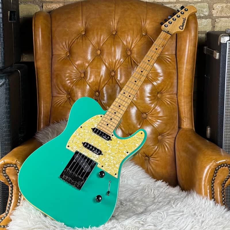 1990s Charvel TX Custom Turquoise Vintage MIJ Made In Japan Electric Guitar!