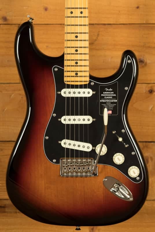 Fender American Professional Classic Stratocaster - Maple - 3-Colour Sunburst