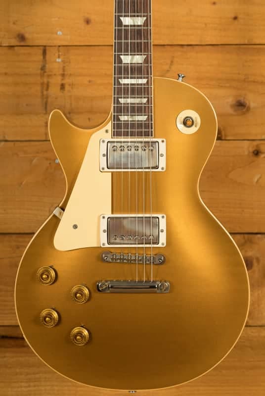 Gibson Custom 1957 Les Paul Goldtop Darkback Reissue | Double Gold - VOS *Left-Handed*
