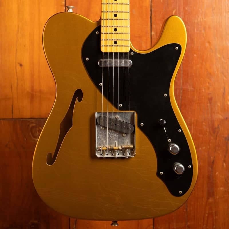 Fender 50's Thinline Telecaster Custom Shop Closet Classic 2010 - Frost gold