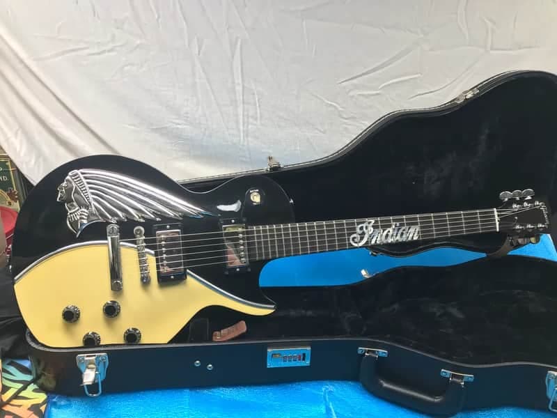 Gibson Indian Les Paul 2002 - Black/Cream