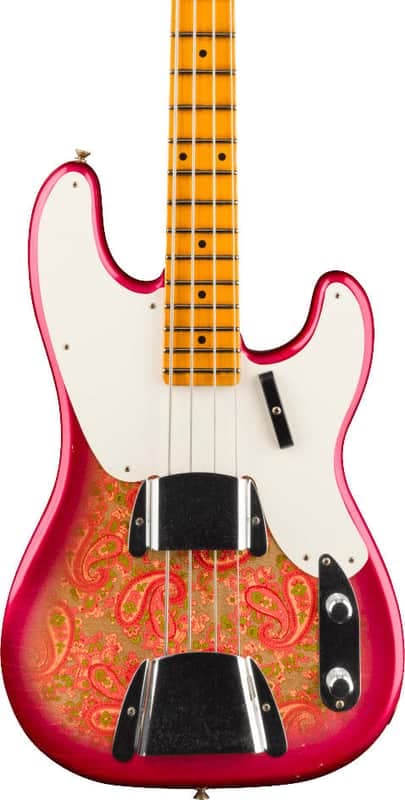 Fender Custom Shop Limited Edition '54 Precision Bass® Journeyman Relic® - Pink Paisley