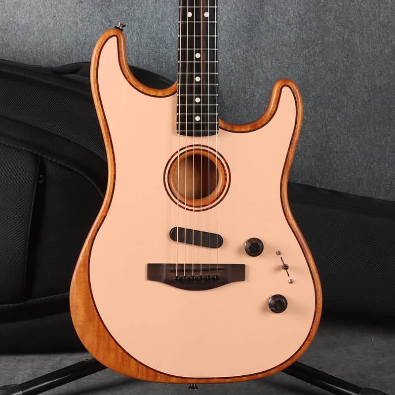 Fender Limited Edition Acoustasonic Stratocaster - Shell Pink - 2nd Hand