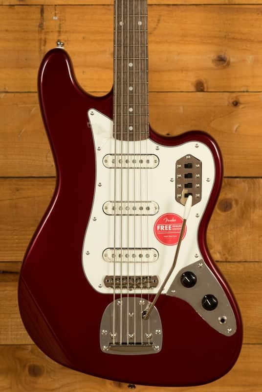 Squier Classic Vibe Bass VI - Laurel - Candy Apple Red