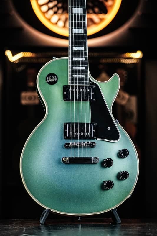 2007 Gibson Custom Shop '68 Les Paul Custom Reissue aged pelham blue