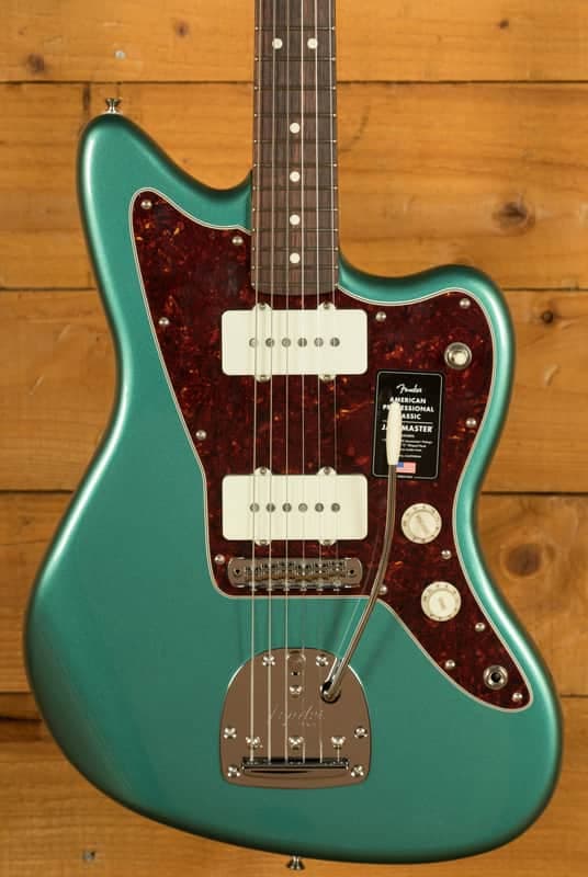 Fender American Professional Classic Jazzmaster - Rosewood - Faded Sherwood Green Metallic