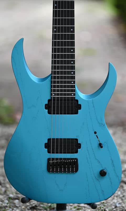 Mayones Duvell DT 7 Baritone 26.5 - Light Blue Metallic Matte
