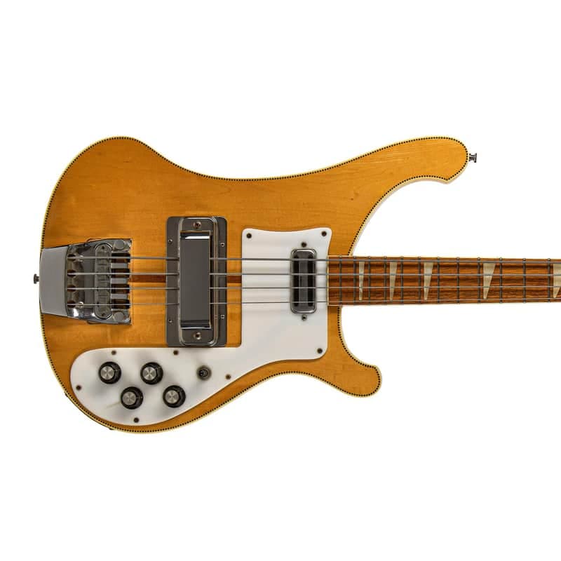 Rickenbacker 4001 Mapleglo / Checkerboard Binding (Pre-Owned, 1973, VG+) #ME 2174