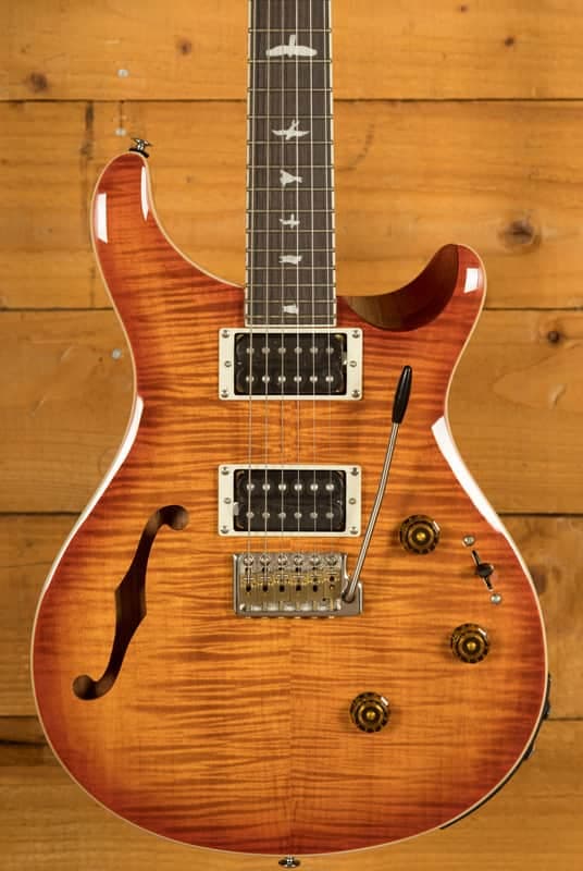 PRS SE Custom | Custom 24 Semi-Hollow Piezo - Vintage Sunburst