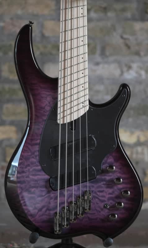 Dingwall Combustion 2 PU, 5-String, Maple Fretboard - Ultra Violet - demo