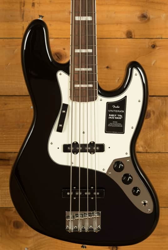 Fender Vintera III Early '70s Jazz Bass - Rosewood - Black