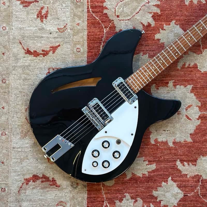 1990 Rickenbacker 330 - Jet Glo w/ HSC & Paperwork