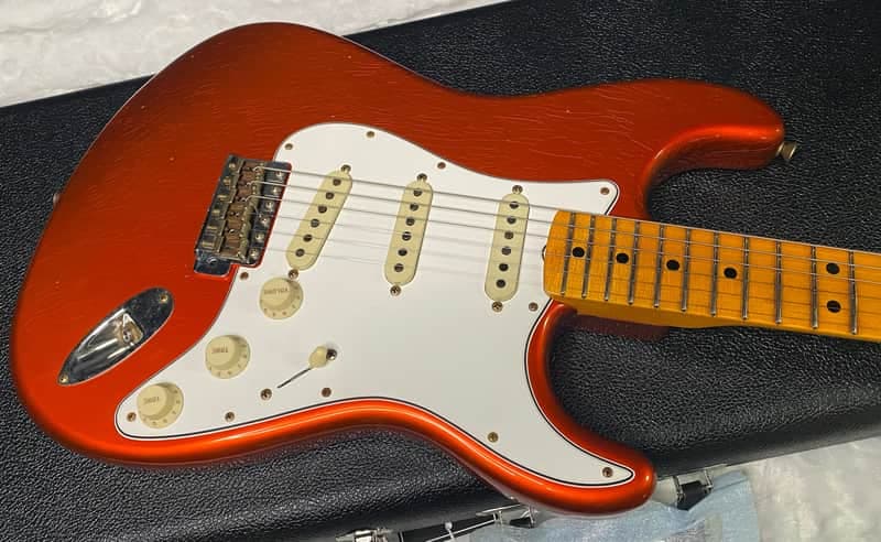 NEW! Fender Custom Shop Special Run '69 Stratocaster Journeyman Relic - Handwound P/U's - Aged Candy Tangerine - Reverse Headstock - 8lbs - Authorized Dealer - SUPER RARE! G07475