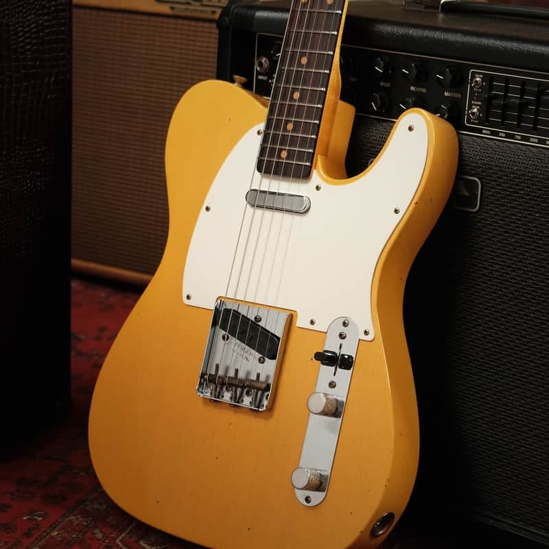 Fender Custom Shop 1960 Telecaster Journeyman Relic Aged Nocaster Blonde #CZ585039