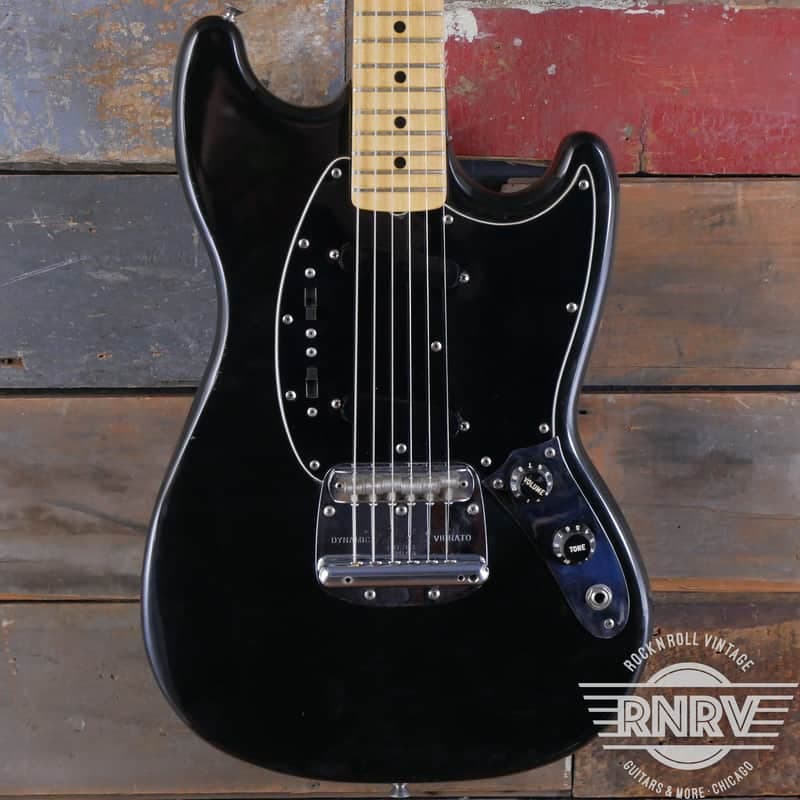 Fender Mustang - 1978 - Black