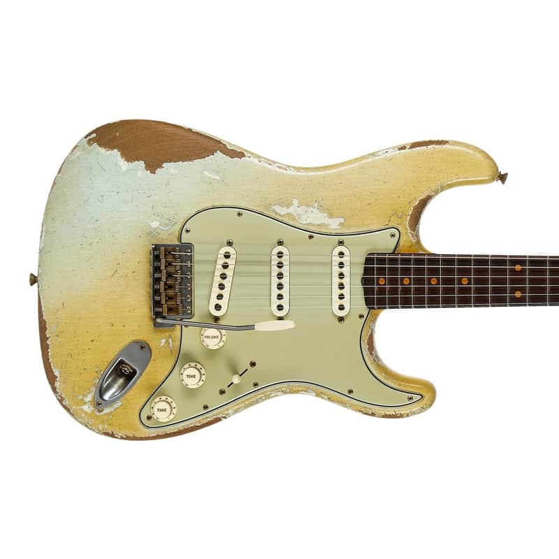 Fender Custom Shop Masterbuilt (Dale Wilson) '61 Stratocaster Heavy Relic Sonic Blue (Pre-owned, 2024, EC+) #CZ578907