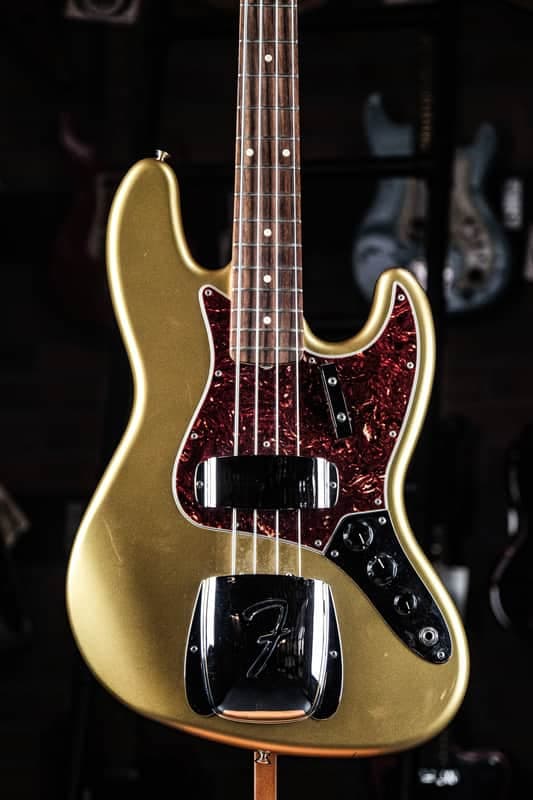 2015 Fender 1964 Jazz Bass Custom Shop gold NOS (new old stock)