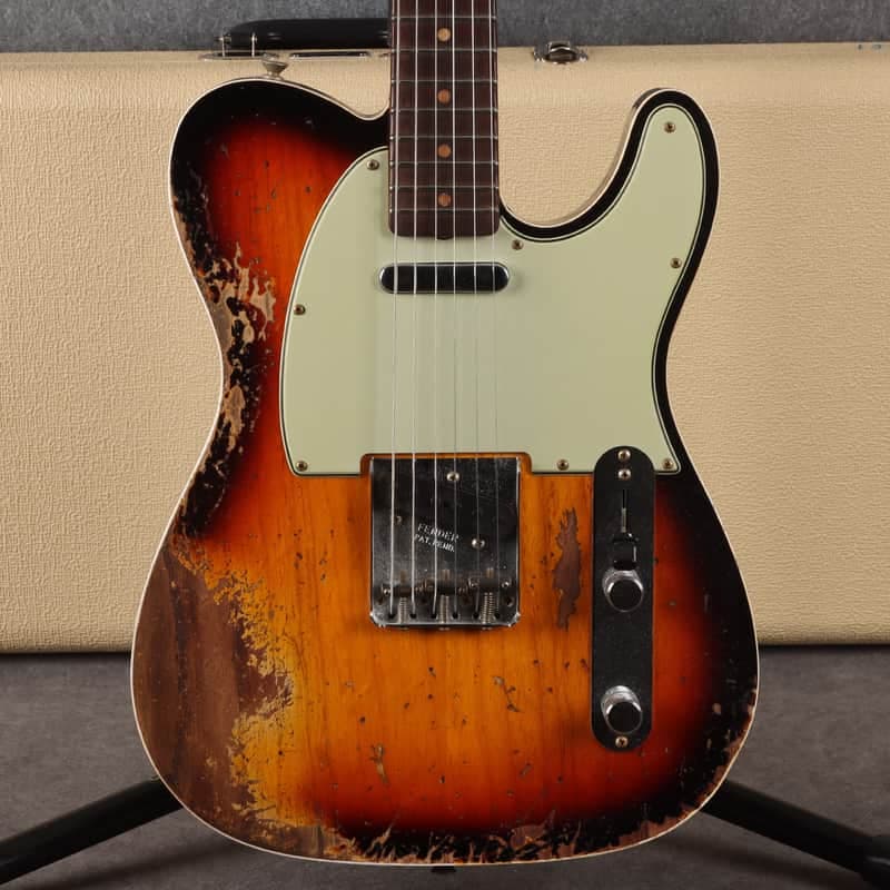 Fender Custom Shop 62 Telecaster Custom - Heavy Relic - Sunburst - 2nd Hand