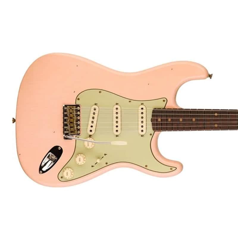 Fender Custom Shop 1961 Stratocaster Journeyman Relic Super Faded Aged Shell Pink #R147830