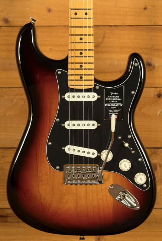 Fender American Professional Classic Stratocaster - Maple - 3-Colour Sunburst