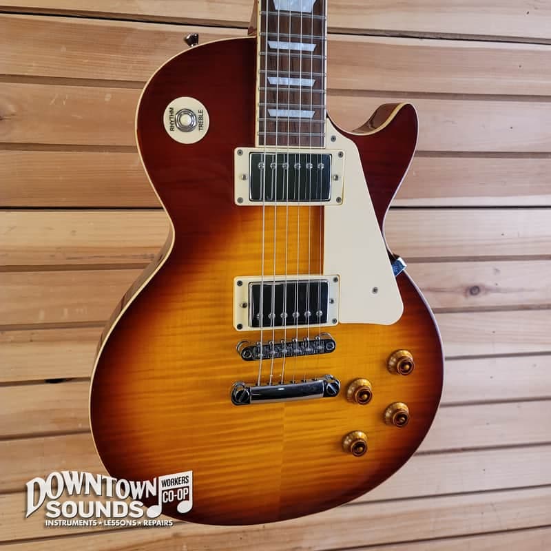 Aria Pro IIBlitz Les Paul Style Electric Guitar - Leopard, 7lbs 4oz