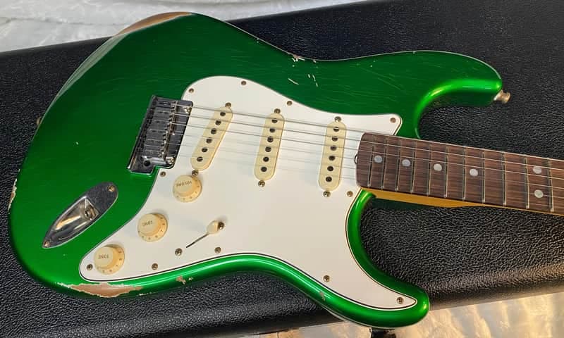 NEW! Fender Custom Shop 2025 NAMM Limited Edition Stratocaster PRO Relic - Candy Green - Authorized Dealer - 7.85 lbs - G05917
