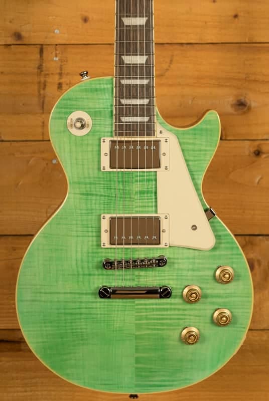 Epiphone Inspired by Gibson Les Paul Standard 50s Figured - Seafoam Green w/Gigbag