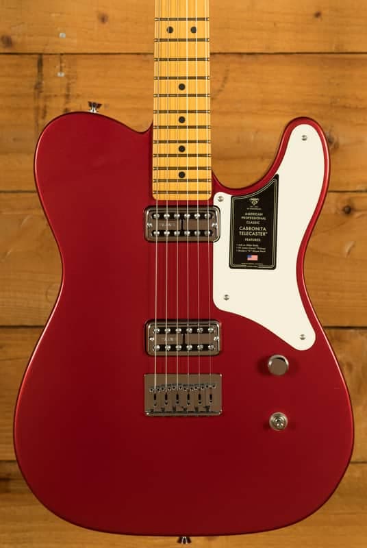 Fender 75th Anniversary American Professional Classic Cabronita Telecaster - Maple - Candy Apple Red