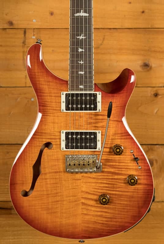 PRS SE Custom | Custom 24 Semi-Hollow Piezo - Vintage Sunburst