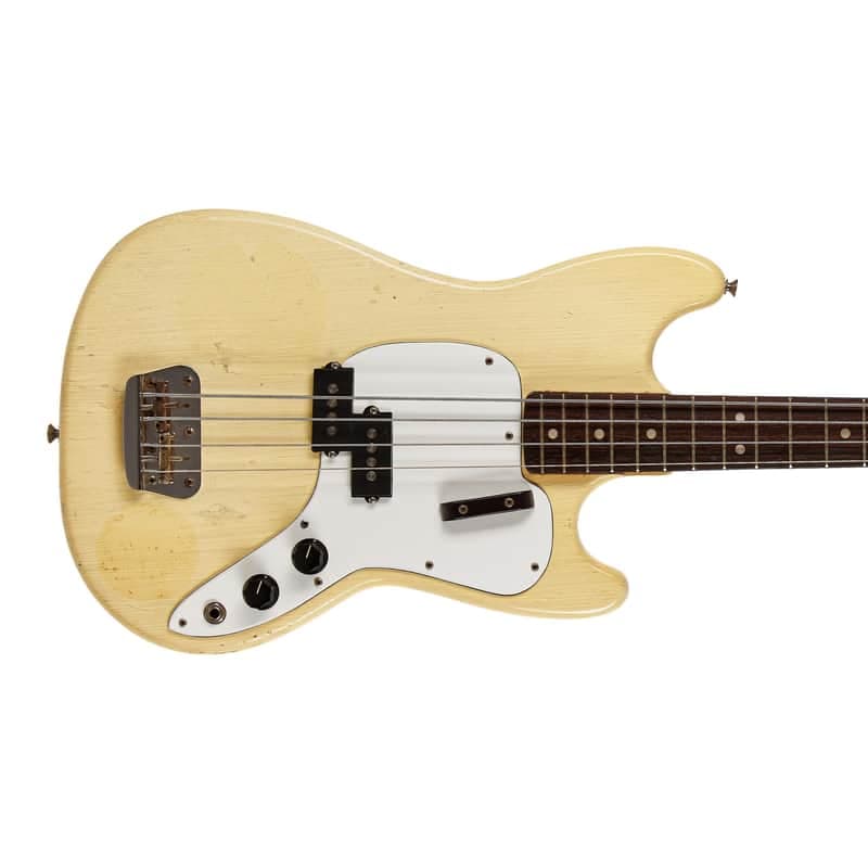 Fender MusicMaster Bass Olympic White (Pre-Owned, 1972, VG+) #344971
