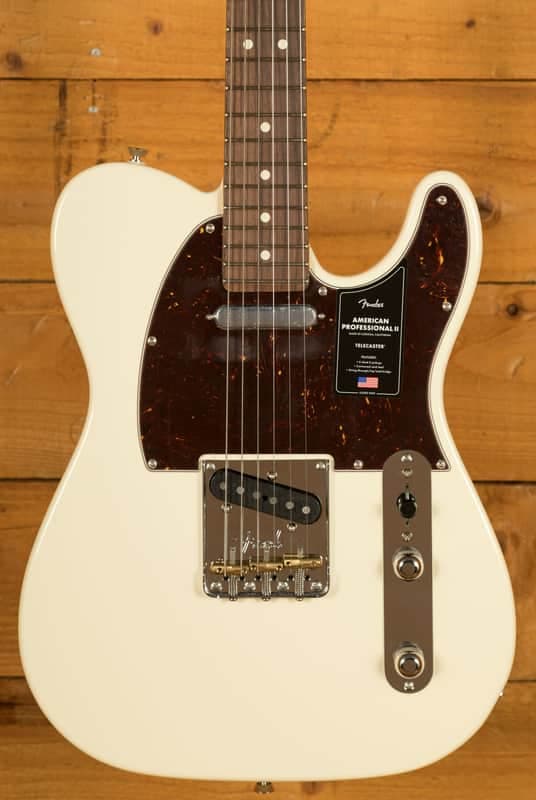Fender American Professional II Telecaster - Rosewood - Olympic White